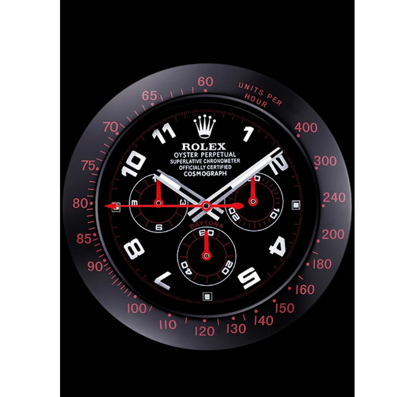 AAA replica watch Clock Cosmograph Wall 621908 Black-Red Rolex Daytona 0721
